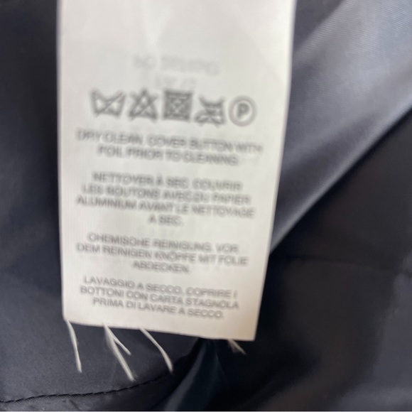 J CREW Blazer Jacket Wool Plaid Houndstooth Navy/Brown/Grey/Multi Size 2 - Picture 10 of 12